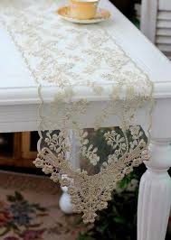 50 Lace Wedding Ideas Lace Table Runners Lace Table Lace Weddings