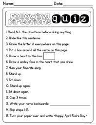 Here are some quick last minute april fools printables. April Fool S Day Quiz Freebie By Blair Turner Teachers Pay Teachers