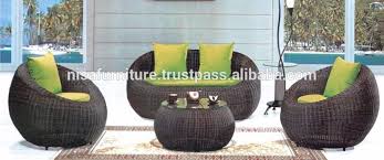 الكرة الروطان الخوص كرسي على شكل بيضة داخلي أثاث خارجي طقم أريكة Buy Egg Chair Rattan Furniture Outdoor Sofa Product On Alibaba Com
