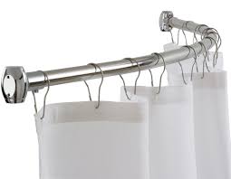 Curved Shower Curtain Rod By Streamline Rust Proof Mount Kit Included 54 Quot 72 Quot Adjustab Shower Curtain Rods Round Shower Curtain Rod Shower Rod