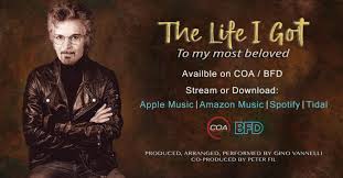 The new album, “The Life I Got (To My Most Beloved)” is out now:  https://orcd.co/ginovannellithelifeigot