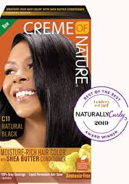 How would you describe your natural hair color? Natural Black Creme Of Nature