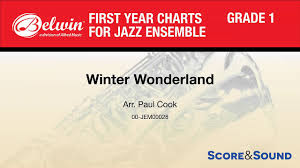 Winter Wonderland Arr Paul Cook Score Sound
