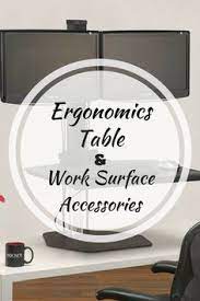 Desk accessories help keep a work space tidy, so the flow of the area functions efficiently without clutter. 37 Ergonomics Table Work Surface Accessories Ideas Work Surface Storage Drawers Improve Productivity