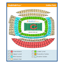 Upload your view to soldier field. Printable Soldier Field Seating Chart Balop