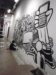 Black And White Mural Street Art Black And White Art Graffiti Murals Office Mural Graffiti Murals Murals Street Art