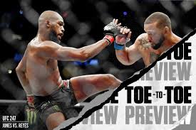 Jon jones says dana white is scared not him, after ufc 260 francis ngannou vs. Ufc 247 Jon Jones Vs Dominick Reyes Toe To Toe Preview A Complete Breakdown Bloody Elbow