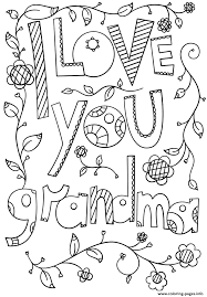 Click the grandma and grandpa coloring pages to view printable version or color it online (compatible with ipad and android tablets). I Love You Grandma 2 Coloring Pages Printable