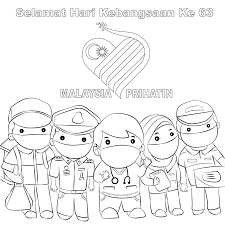 4288 x 2848 jpeg 6495 кб. Poster Selamat Hari Kebangsaan Ke 63 Gambar Mewarna