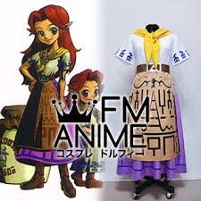 FM-Anime – The Legend of Zelda: Ocarina of Time Adult Malon Cosplay Costume