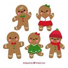 Download Gingerbread Man Cookies In Cartoon Style For Free Dibujos Animados De Navidad Galletas De Gengibre Navidad Dibujo De Navidad