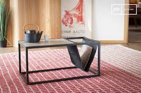 Stone coffee tables | italian furniture javascript seems to be disabled in your browser. Ibiza Stone Coffee Table With Magazine Holder Vintage Style Pib Sweden