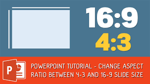 From the standard powerpoint size 4:3 powerpoint aspect ratio, we are in a time where 19:9 or 19.5:9 has also become a widely spread reality. Powerpoint 2013 Change Aspect Ratio Between 4 3 And 16 9 Slide Size Youtube
