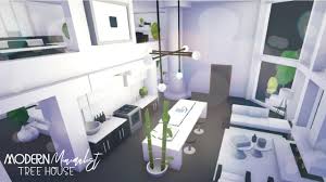 What to do if you cant play treehouse speed build? Modern Minimalist Tree House Roblox Adopt Me Youtube