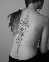 Tritoan Ly Spine Tattoos For Women Tattoos For Women Floral Back Tattoos