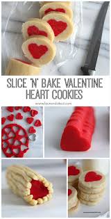 Slice N Bake Valentine Heart Cookies Valentine Desserts Valentines Baking Yummy Desserts Easy