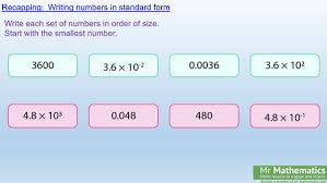 Add standard form to one of your lists below, or create a new one. Add And Subtract With Numbers In Standard Form Mr Mathematics Com