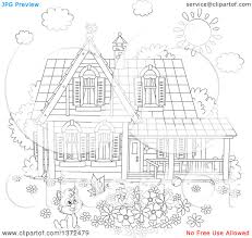 Download and use 70,000+ flower garden stock photos for free. Clipart Of A Black And White Scene Of A Kitten Watching A Butterfly In A Flower
