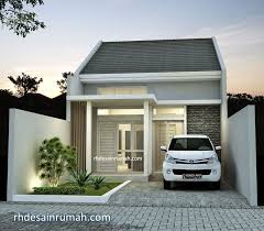 Denah rumah ini juga mengusung konsep one space dengan menghilangkan sekat antara ruang makan dapur dan ruang keluarga. Desain Rumah 6x12 1 Lantai Contoh Gambar Denah Fasade
