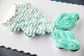 A true story & recipe by: Pull Apart Mermaid Tail Cupcake Cake Step By Step Tutorial