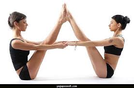Cool Easy Yoga Poses For Two Yoga Poses For Two Easy Yoga Workouts Yoga Poses Advanced