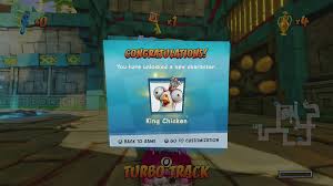 Mar 31, 2020 · how to unlock all characters, karts, and cosmetics. King Chicken Golden Egg Location Guide Crash Team Racing Nitro Fueled Game Guide Vgu