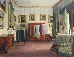 English Bedroom With Armoire Clarence House Hall Interior House