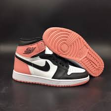 Air Jordan 1 Retro High Og White Pink Black Pin On Nike Air