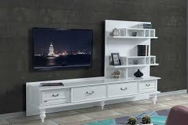 Evmo Rengi Tv Unitesi Beyaz Ev Mobilyalari Duvar Uniteleri Mobilya