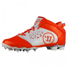 warrior lacrosse adonis rabil cleat lacrosse shoe orange