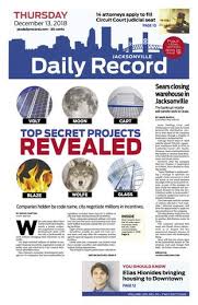 Jacksonville Daily Record 12 13 18 By Daily Record