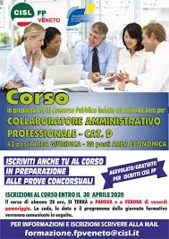 8 posti di collaboratore amministrativo professionale cat. Concorso Azienda Zero Preparazione Al Concorso Per Collaboratore Amministrativo Professionale Notizie Cislveneto It Cislveneto It