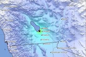 The fault lines are based on a kml file provided by u.s. Swarm Of More Than 150 Earthquakes Shakes California S Salton Sea Upi Com