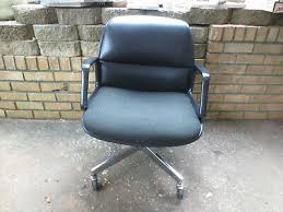 Product title dorel living duncan metal base dining chair set of 2. Vintage Ibm All Steel Inc Chrome Rolling Swivel Desk Office Secretary Chair Ebay