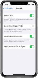 Iphone Ipad Veya Ipod Touch Inizda Ekran Hareketini Azaltma Apple Destek