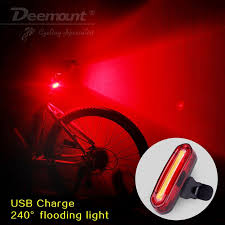 Best Offer E01d30 Deemount 100 Lm Rechargeable Cob Led Usb Mountain Bike Tail Light Taillight Mtb Safety Warning Bicycle Rear Light Bicycle Lamp Cicig Co