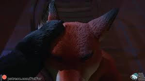 Wolf and Fox having fun - ThisVid.com