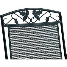 Polywood® nautical recycled plastic stackable chaise lounge with wheels. Mainstays Jefferson Wrought Iron Chaise Lounge Black Walmart Com Walmart Com