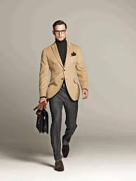 Black Blazer Khaki Pants Brown Shoes Pin On Fashion