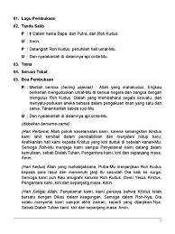 Yang dikandung dari roh kudus, dilahirkan oleh perawan maria. Ibadat Novena Roh Kudus