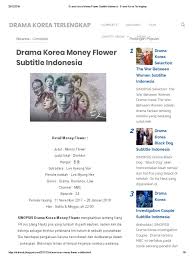 Nonton streaming black 2017 sub indo. Drama Korea Money Flower Subtitle Indonesia Drama Korea Terlengkap