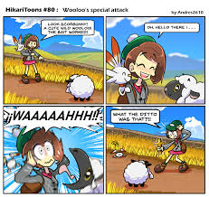 Wooloo S Special Attack Wooloo Pokemon Funny Pokemon Memes Pokemon Comics
