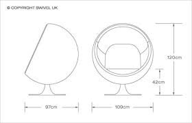Http Www Swiveluk Com Media Dimensions Ch7144 Jpg Ball Chair Bubble Chair Chair Style