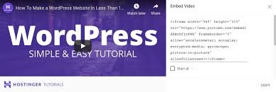 Maybe you would like to learn more about one of these? How To Embed Video In Wordpress With Examples