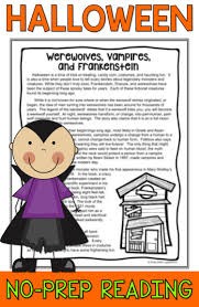 Halloween Reading Activities For 3rd 4th Grade 5th And Middle Scho Reading Comprehension Passages Halloween Reading Passages Halloween Reading Comprehension