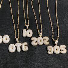 24k Gold Plated Custom Bubble Chain Mancessorize In 2020 Bubble Necklaces Bubble Letters Gold Chains For Men