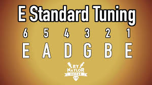 E Standard Tuning Guitar Notes E Guitar Tuner Guitar Tuners Guitar Tuning Learn Guitar