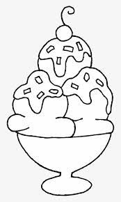 The coloring pages for ice cream is easy because there are many kinds of the dish that you can use. Ice Cream Sundae Coloring Page Draw An Ice Cream Sundae Transparent Png 728x1287 Free Download On Nicepng