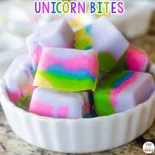 Something undeniably magical is happening in the wellness world right now: Unicorn Inspired Food Unicorn Yogurt Bites Fun With Mama