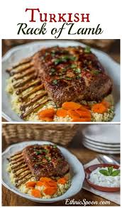 Turkish Rack Of Lamb Can Be Made On The Stovetop And Will Wow Your Tastebuds Succulent Lamb With Aromatic Spices Turkish Recipes Lamb Recipes Lamb Rack Recipe
